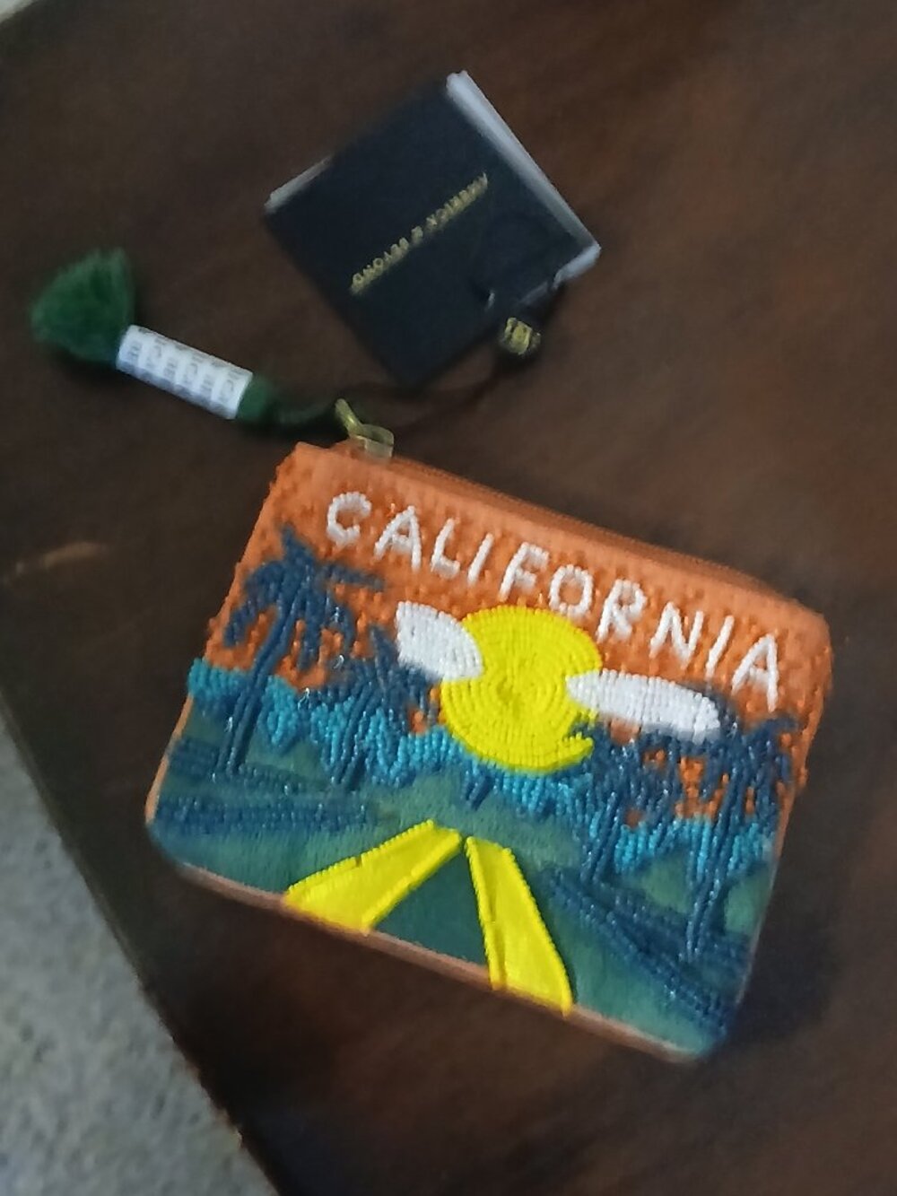 Embellished Destination Pouch
